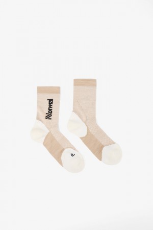 NNormal Merino socks 2 Beige | ZHXRK-6817
