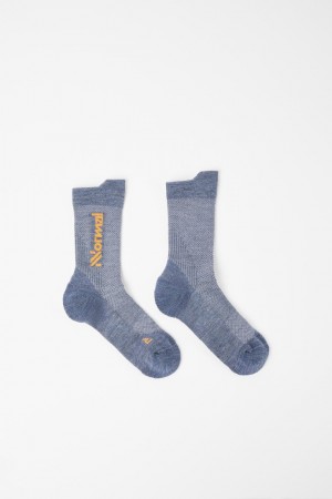 NNormal Merino socks Blau | HXESP-3945