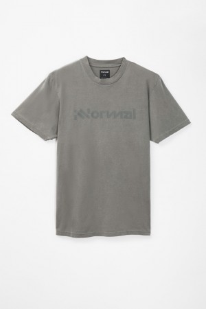 NNormal Organic cotton t-shirt Grau | BFYRP-7684