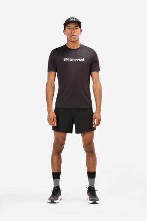 NNormal Race T-shirt Schwarz | YNJFB-3904