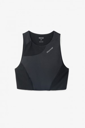 NNormal Trail Cropped Top Schwarz | IFHVX-5108