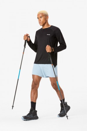 NNormal merino long sleeve t-shirt Schwarz | SGQMN-1805
